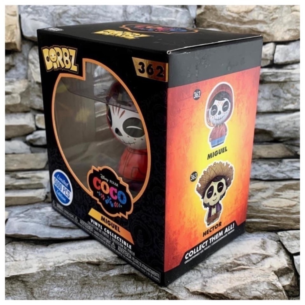 2017 RARE Lot 3 Disney Coco Funko Dorbz GITD Glow Miguel Hector Limited Edition - Picture 7 of 15
